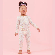 Load image into Gallery viewer, Disney | Magnetic Me Princess friends modal magnetic no drama pajama toddler long sleeve set
