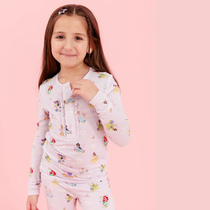 Disney | Magnetic Me Princess modal magnetic no drama pajama kids long sleeve set