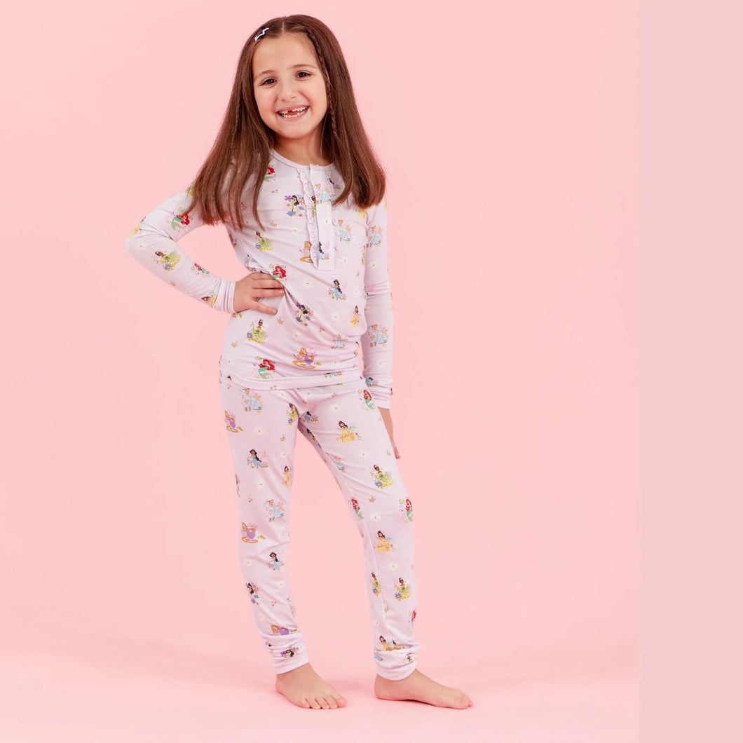 Disney | Magnetic Me Princess modal magnetic no drama pajama kids long sleeve set