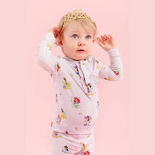 Load image into Gallery viewer, Disney | Magnetic Me Princess modal magnetic no drama toddler pajama toddler long sleeve set
